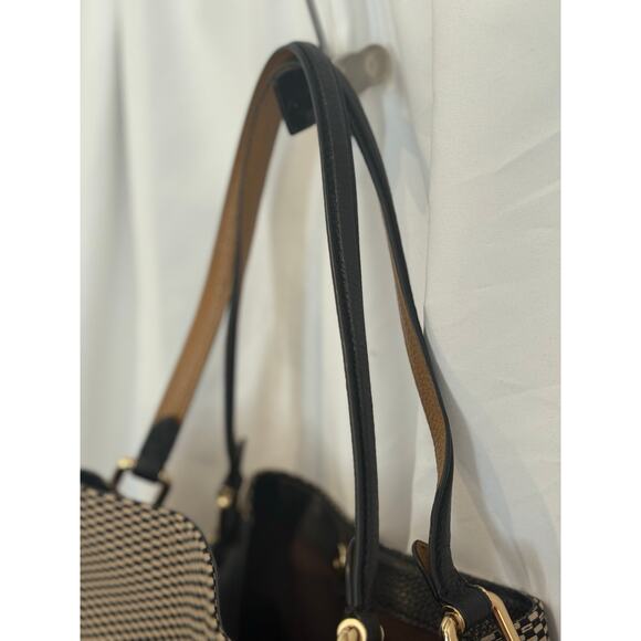 Coach Edie Legacy Woven Black Shoulder Purse- - Picture 11 of 12